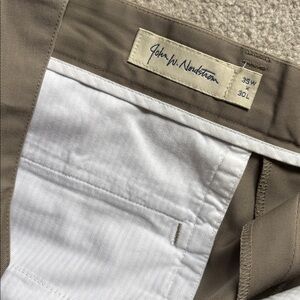 John W. Nordstrom Tan and White Trousers